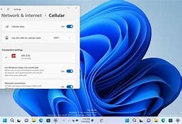 Image result for Can Windows 11 Connect to Cellular Data