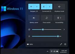 Image result for Action Center Windows 11 Tablet Mode