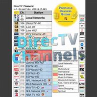 Image result for Printable DirecTV Channel Guide List