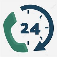 Image result for Phone 24 HR Icon
