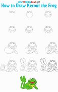 Image result for Kermit Frog Drawing Making Face