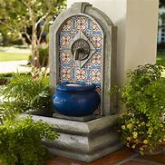 Image result for Outdoor Wall Water Fountains
