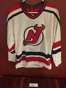 Image result for New Jersey Devils Retro Jersey