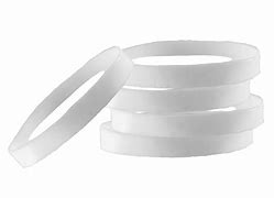 Image result for White Rubber Wristbands