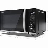 Image result for sharp 800w microwaves black