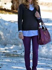 Image result for Purple Pants for Shoes