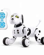 Image result for White and Black Toy Dog Robot