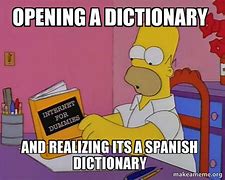 Image result for Dictionary Meme