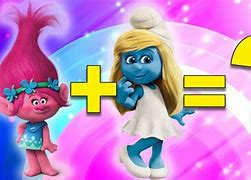 Image result for Trolls vs Smurfs