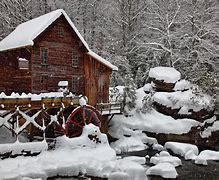 Image result for Snowy Winter Christmas Scenes