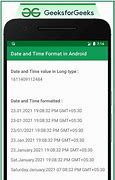 Image result for Date and Time Logo Android