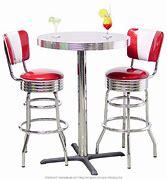 Image result for Retro Bar Table and Chairs
