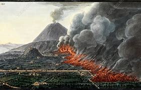Image result for Vesuvius Erupting
