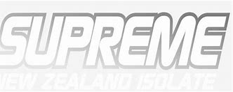 Image result for Supreme Logo Black White