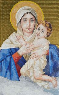 Image result for Virgin Mary Mosaic