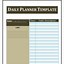 Image result for Free Printable Daily Planner Journal Template