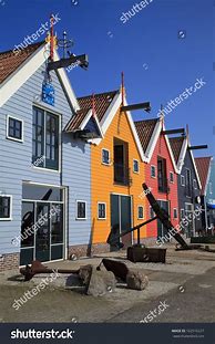 Image result for Coloured Houses Netherlands