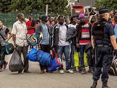 Image result for Migrants in France