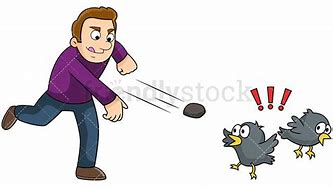 Image result for Cartoon Throwing Stones