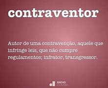 Image result for contraventor