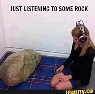 Image result for Girl with Rock Meme