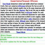 Image result for Compare and Contrast Paragraph