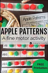 Image result for Apple Patterns Preschool