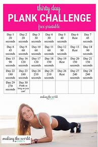 Image result for 30 Day Plank Challenge