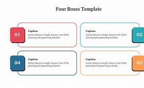 Image result for 4 Boxes Template