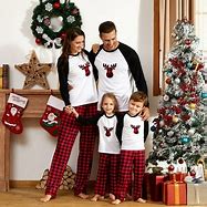 Image result for Plaid Christmas Pajamas for Family