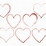 Image result for Rose Gold Heart Glitter Ornaments