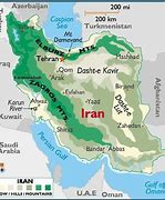 Image result for Iran Topographic Map