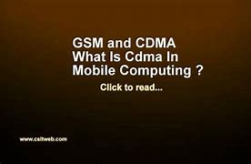Image result for CDMA or GSM