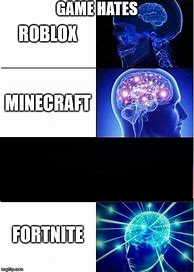 Image result for Expanding Brain Meme Minecraft
