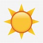Image result for Small Sun Emoji