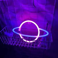 Image result for Pink and Blue Neon Saturn
