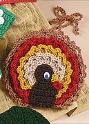 Image result for Crochet Free Turkey Towel Holder Pattern