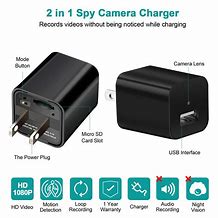 Image result for 1080P USB Charger Spy Camera