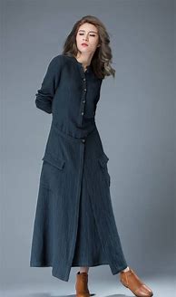 Image result for Blue Button Dress