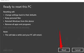 Image result for How Long to Reset Windows 10
