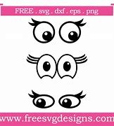 Image result for SVG Cutting Files Cartoon Eyes