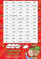 Image result for Year 2 Tricky Words