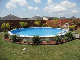 Image result for Above Ground Swimming Pool Landscaping