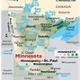 Image result for South Dakota and Minnesota Map