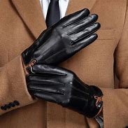 Image result for Touch Screen Leather Gloves Men