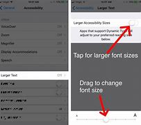Image result for Text Message Font Size iPhone