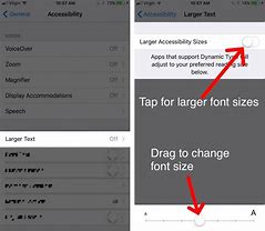 Image result for Font Size On iPhone Apps