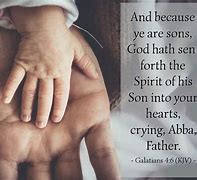 Image result for Galatians 4:6