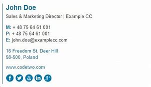 Image result for Email Signature Line Examples
