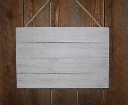 Image result for Vertical Rectangular Hanging Wood Blank Sign